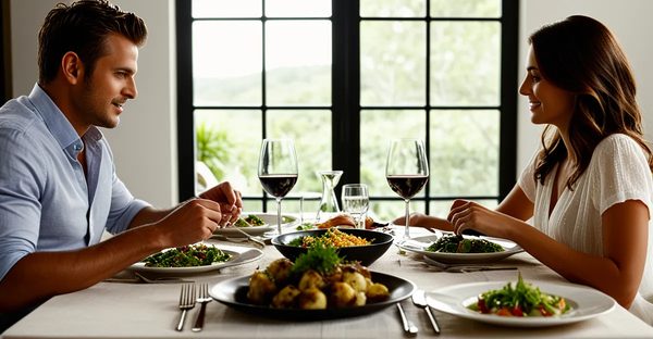 Idées romantiques pour un repas en amoureux à la maison